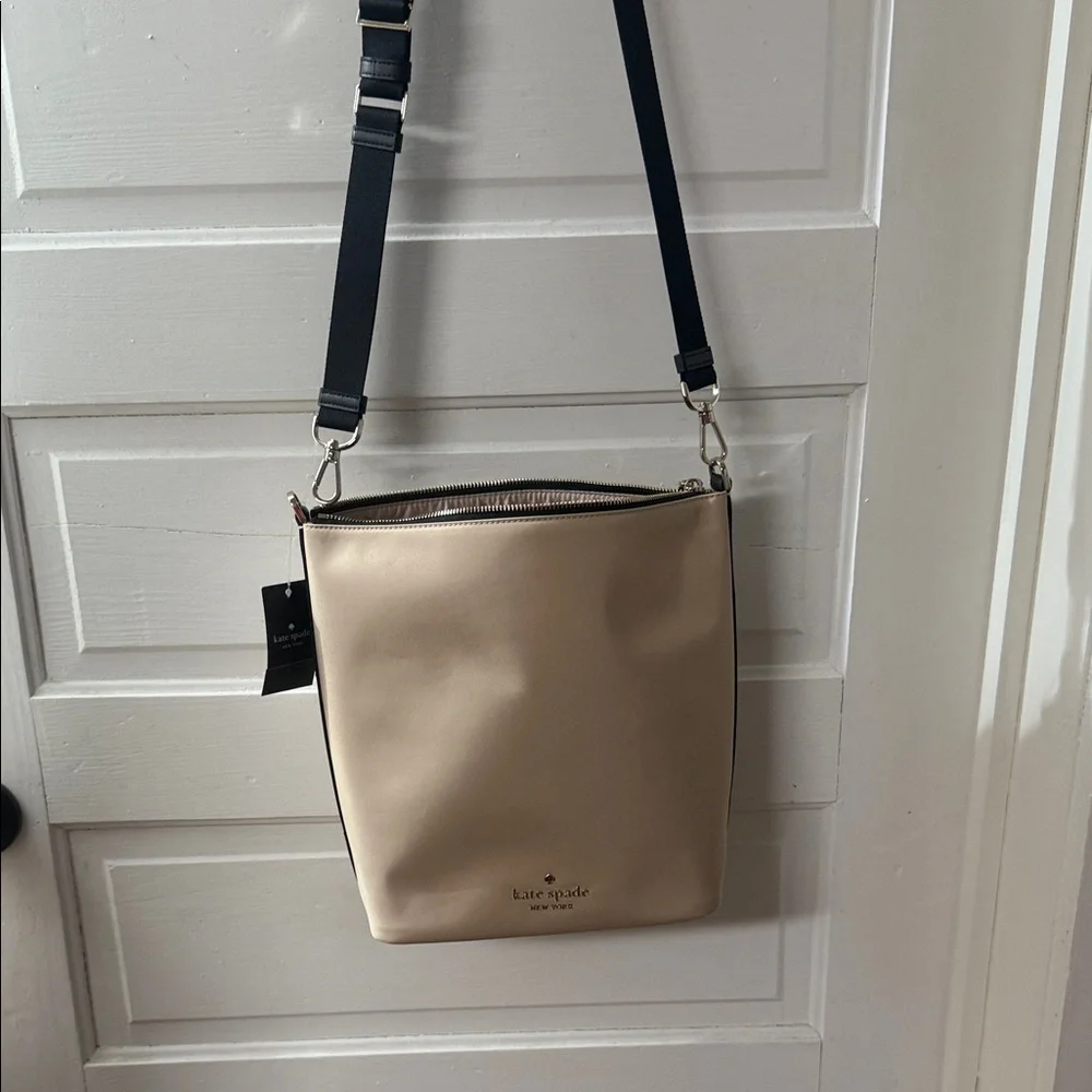 Kate Spade Beige and Black Crossbody Bag - Picture 1 of 7